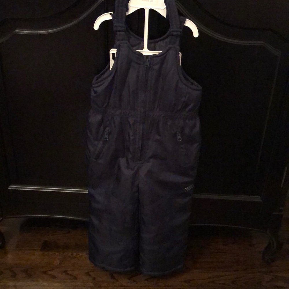 Navy blue snow pants
